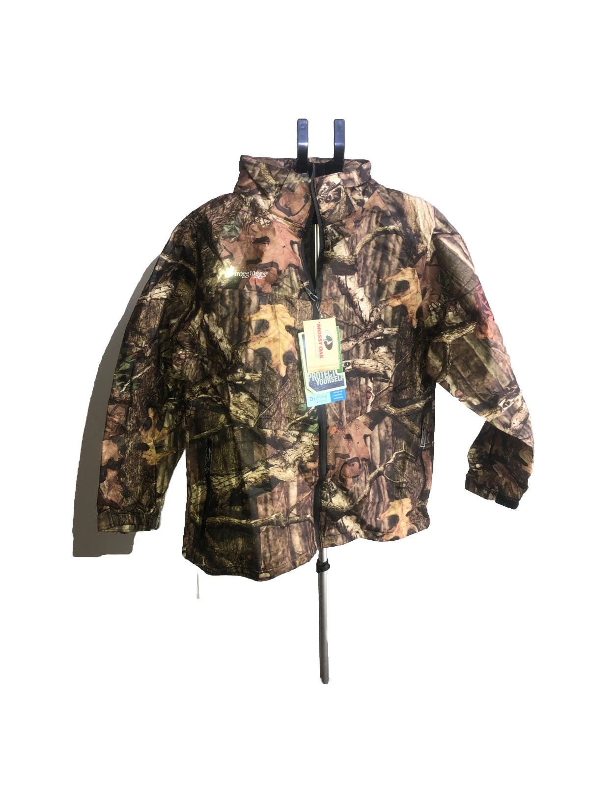Mossy Oak FROGG TOGGS Mens Camo Amphibian Wader Jacket Large NEW