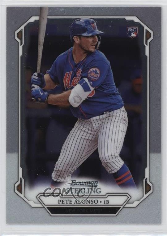 2019 Bowman Sterling Rookie Pete Alonso #BSR-61 Rookie RC