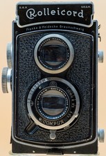 Rolleicord 1a version 2; Triotar lens; good vintage condition; UNTESTED
