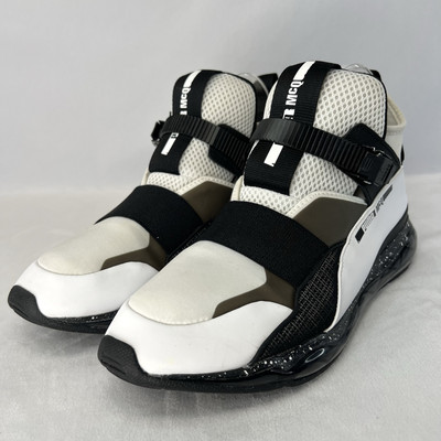 Size 10.5 - PUMA Alexander McQueen x Cell Mid White Black | eBay