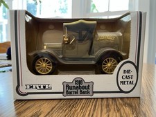 ERTL 1918 Ford Runabout Barrel Bank Die Cast Metal 1/25 New In Box Sealed