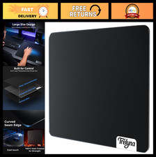 Extra Large Tempered Glass Gaming Mousepad 19.7"x15.7", Ultra-Smooth, Anti-Slip
