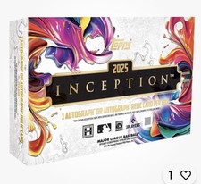 2025 Topps Inception Baseball  Hobby Box. Preorder. Confirmed Order