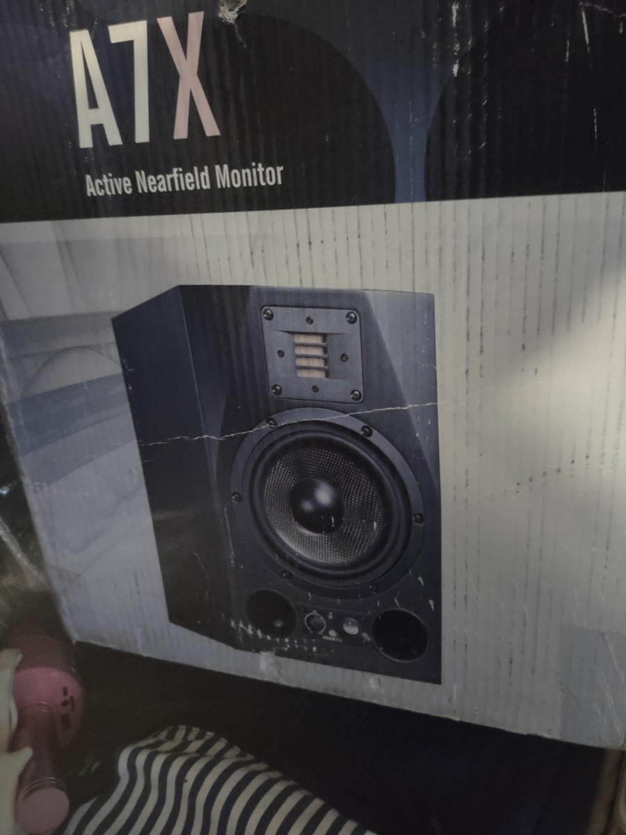 ADAM Audio A7X Active 2-Way Studio Monitor, Wired, XLR/RCA, 100W