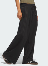 adidas Originals Wide-Leg Pant Women's Lifestyle Pants Casual Black NWT KY9235