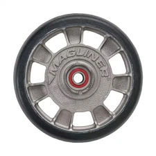 8 In. X 1-5/8 In. Hand Truck Wheel Mold-On Rubber with Sealed Semi-Precision Bea