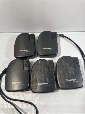 Lot Of 5  Gentner RX-1A assistive listening Receiver (unit only)