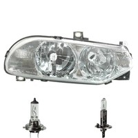 Scheinwerfer Links Chrom H1/H7 FüR Alfa Romeo 156 932_ Inkl. Osram Lampen