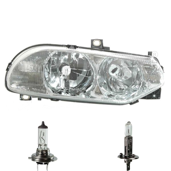 Scheinwerfer Links Chrom H1/H7 FüR Alfa Romeo 156 932_ Inkl. Osram Lampen-image