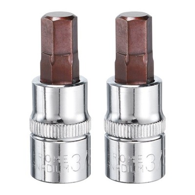 3/8'' Sechskant-Bit-Steckdose 3/8'' SAE S2 2 Stück für Bohrmaschine Umwandlung