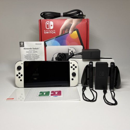 Console Nintendo Switch Oled Bianca 64GB Wi-fi Completa con Scatola + Accessori prezzo ebay