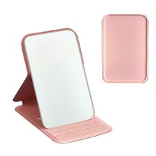 Pink Pocket Travel Makeup Mirror Portable Handheld Compact Lightweight Small