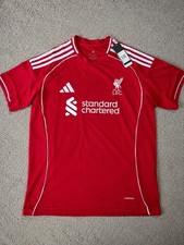 Image of adidas Men's Liverpool Football Home Shirt Jersey Red, 2025-26, XL
