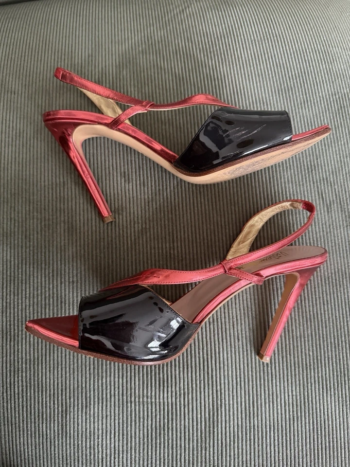 Tacones de aguja Vivienne Westwood charol punta abierta 39 Foto 3 de 4