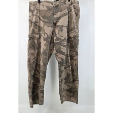 Wrangler Camo Cargo Pants Mens 38x32 Brown Camouflage Cotton Gorpcore Utility