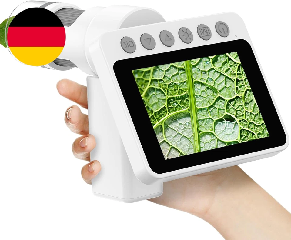 USCAMEL 1000X Tragbares Mikroskop Für Kinder – Pocket Mini Digitalmikroskop Für