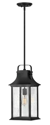 Hinkley Lighting 2392 Black 9"W Outdoor Mini Pendant - Picture 3 of 3