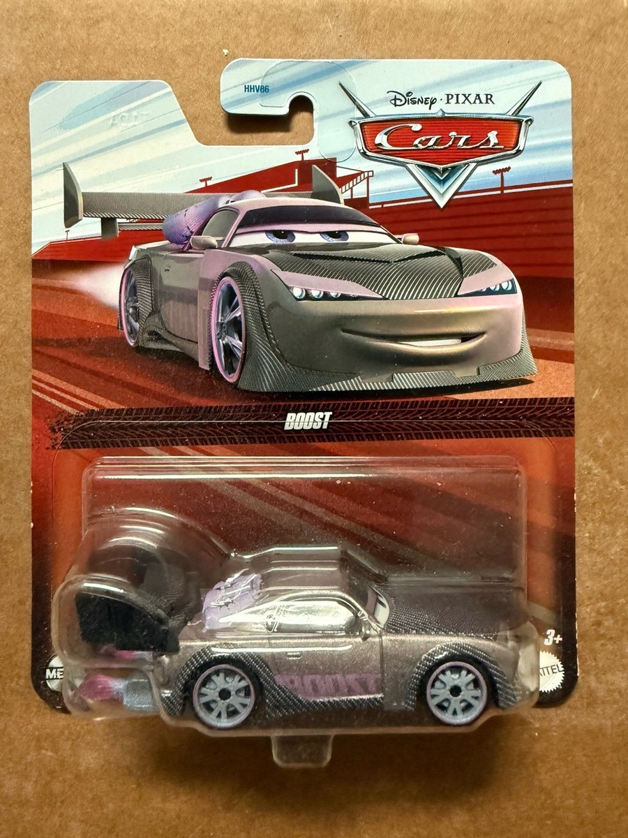 Disney Pixar Cars DJ with flames Boost & Wingo with flames Metal