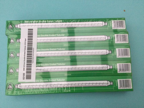 5 x Klingel 60W 221mm Glühlampe Streifenlicht opal S15 - Bild 3 von 4
