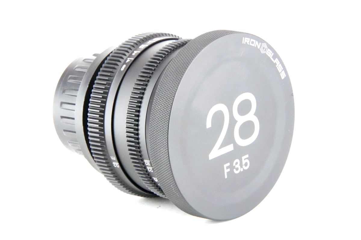レンズ(単焦点) Iron Glass Soviet MKI Rehoused Lenses IRON GLASS 28mm F2.8 Soviet MKI Rehoused Cine Lens MIR 10A Black
