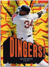 David Ortiz 2025 Panini Prizm #8 Dingers! Orange Prizms /399