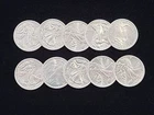 10 x 1/10 Troy Ounce .999 Fine Silver Rounds 1 Ounce total NICE! 04