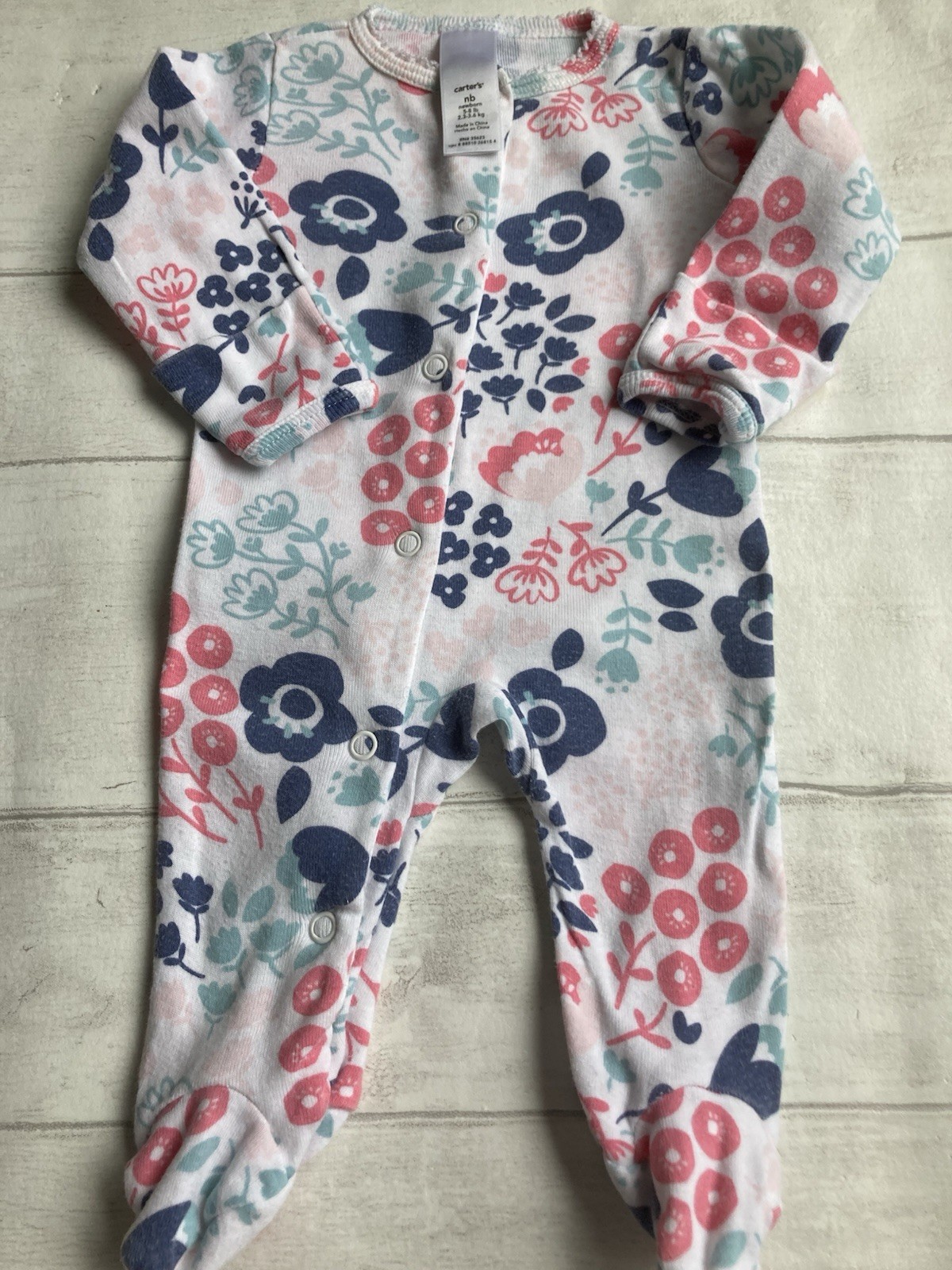 BASIC BABYGRO BUNDLE 🩷 Baby Girls Newborn Floral Pinks Nutmeg George image 2