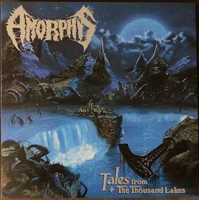 Amorphis Tales From The Thousand Lakes CLEAR WITH BLUE MARBLE VINYL Vinyl LP
