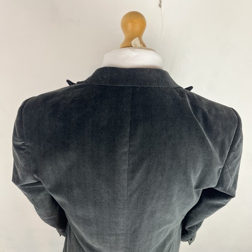 William Hunt Velvet Blazer Jacket Men's Size 40R Black Dinner Tuxedo Fleck - Picture 8 of 15