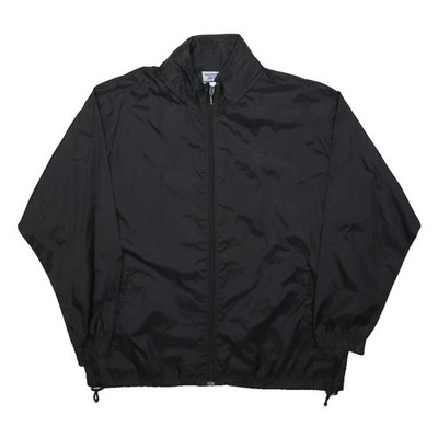 Reebok Herren schwarz Jacke S Polyester uni Reißverschluss Sport Sport Sportbekleidung Freizeit