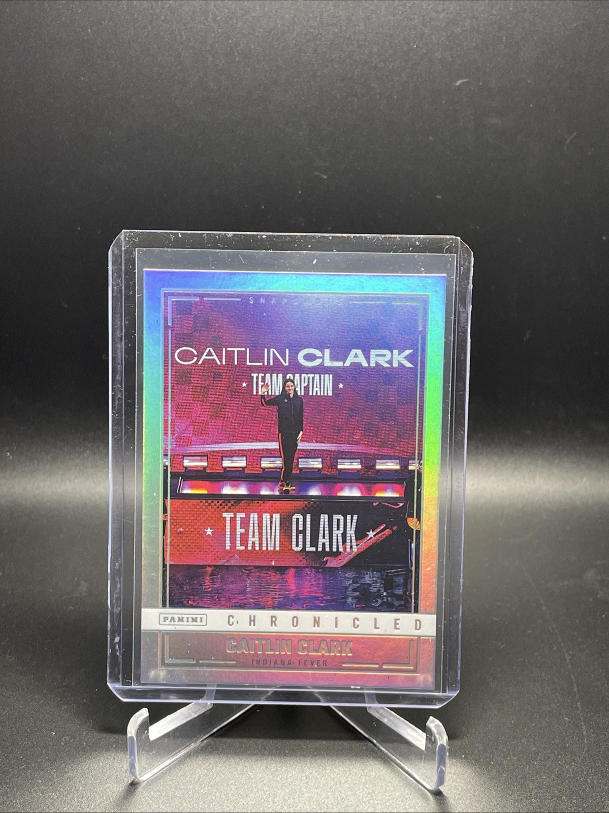 2025 Panini Caitlin Clark Chronicled - Snapshots Caitlin Clark #98 Holo