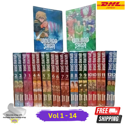 Vinland Saga Vol 1-14 Englisch Comic Manga Full Set Von Makoto Yukimura DHL