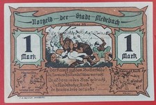 Germany Medebach 1 Mark 1921 aUNC