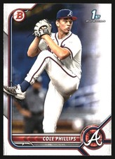 2022 Bowman Draft #BD-90 Cole Phillips