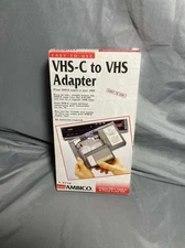 Ambico VHS-C to VHS Adapter V-0730 Mechanical Camcorder Cassette Tape Converter