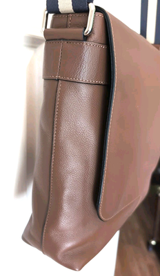 Coach Charles Large Brown Leather Men's Messenger Bag NWOT F72362