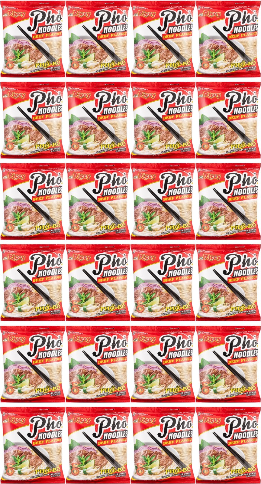 Oh! Sopa Ricey Vietnamita Noddle | Pho Bo | Pho Ga | Costilla de repuesto - elige variedad