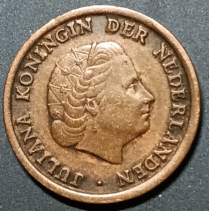 1951 Netherlands One Cent, Appears Uncirculated, Beautiful Coin