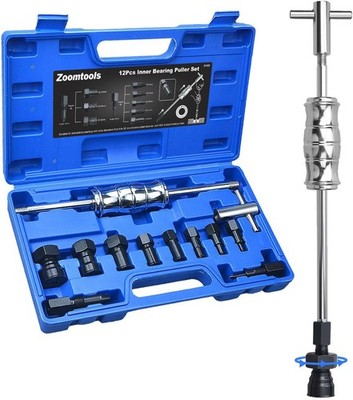 Zoomtools Sackloch-Innenlager-Abzieher-Set 12 tlg 8-32 mm mit Gleithammer und 8