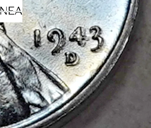 1943-D/D Steel Lincoln Wheat Penny Cent RPM+RPD Error ~ Gem BU ~ (W166)