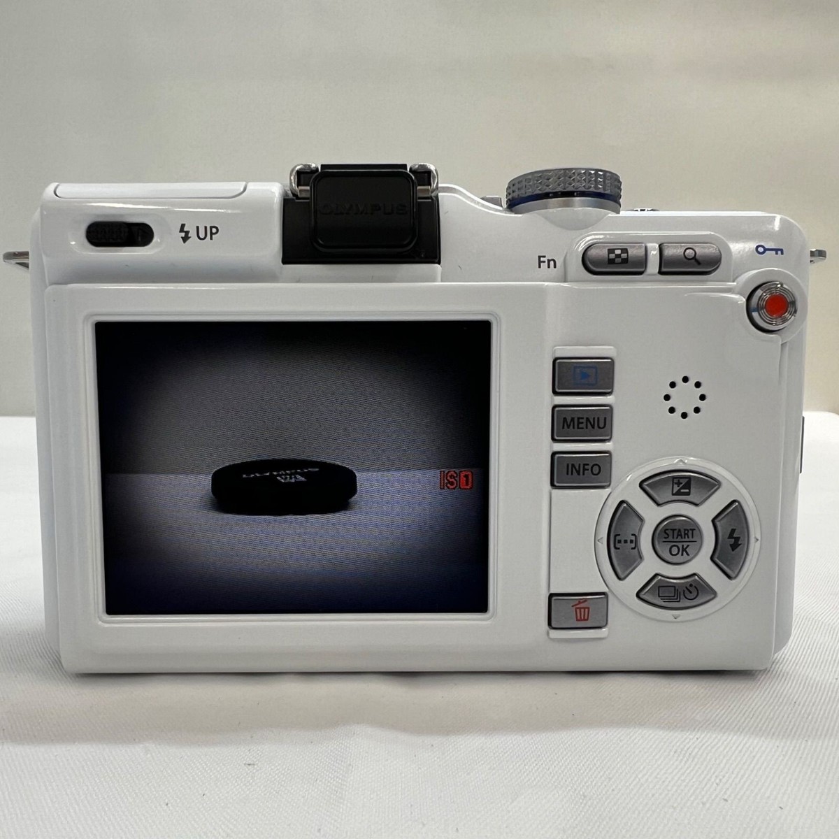 Olympus PEN E-PL1 Mirrorless Camera White 14-42mm Lens Kit Good