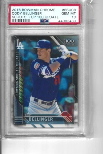 2016 Bowman Chrome Cody Bellinger PSA 10