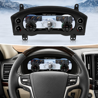 12.3''Digital Dashboard For 2016-2020 Toyota Land Cruiser LC200 Digital Cluster