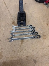 Gearwrench Sae Flex-head 90-tooth Combination Ratcheting Wrench Set 5-piece