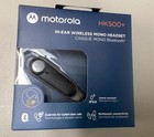 Motorola In-Ear Bluetooth Wireless Mono Headset Hk500+ - Black New Sealed!