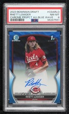 2023 Bowman Draft Blue Wave Refractor /150 Rhett Lowder #CDA-RLO PSA 8 Auto 0xh3