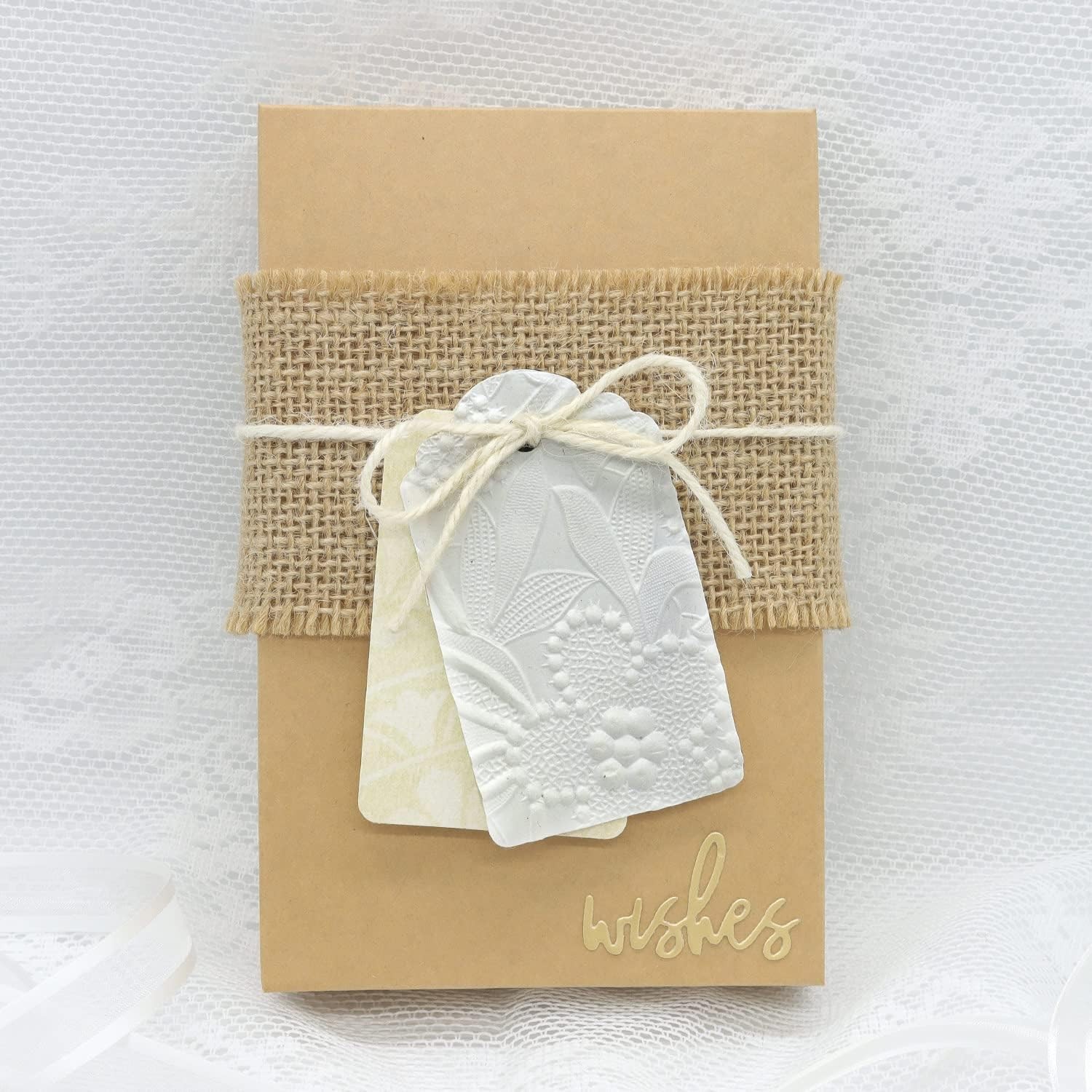 Bira 2 inch Price Tag Lever Action Craft Punch for Paper Crafting off-white 