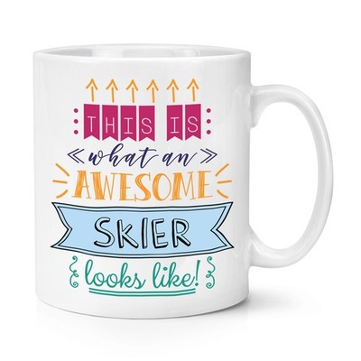 This Is What an Awesome Skier Sieht aus Wie 284ml Becher Tasse Lustig Best Ski