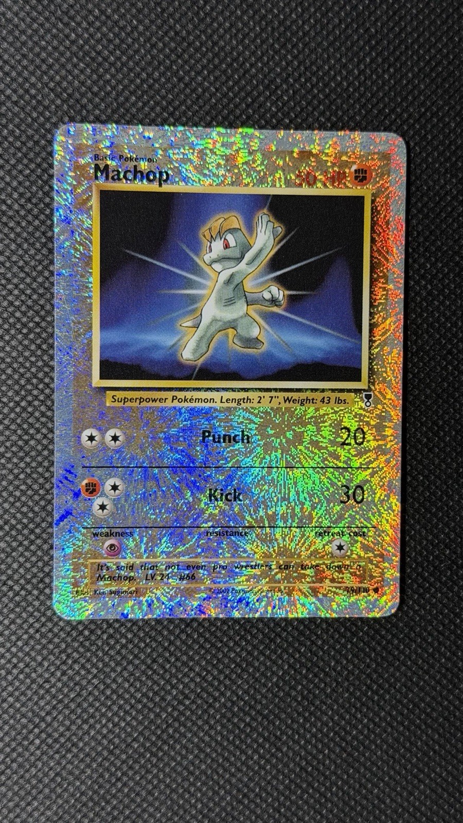 Machop 79/110 2002 Pokemon Legendary Collection Reverse Holo Mint/NM