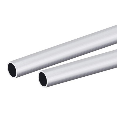 sourcing map 2 Stück 6063 Aluminium Rohr 12mm Außendurchmesser Rund Alurohr
